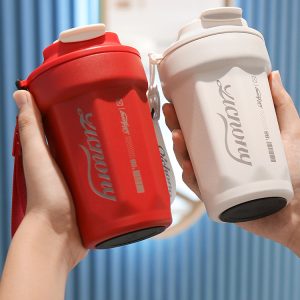 16OZ double wall insulated stainless steel coffee tumbler mug cup (10)